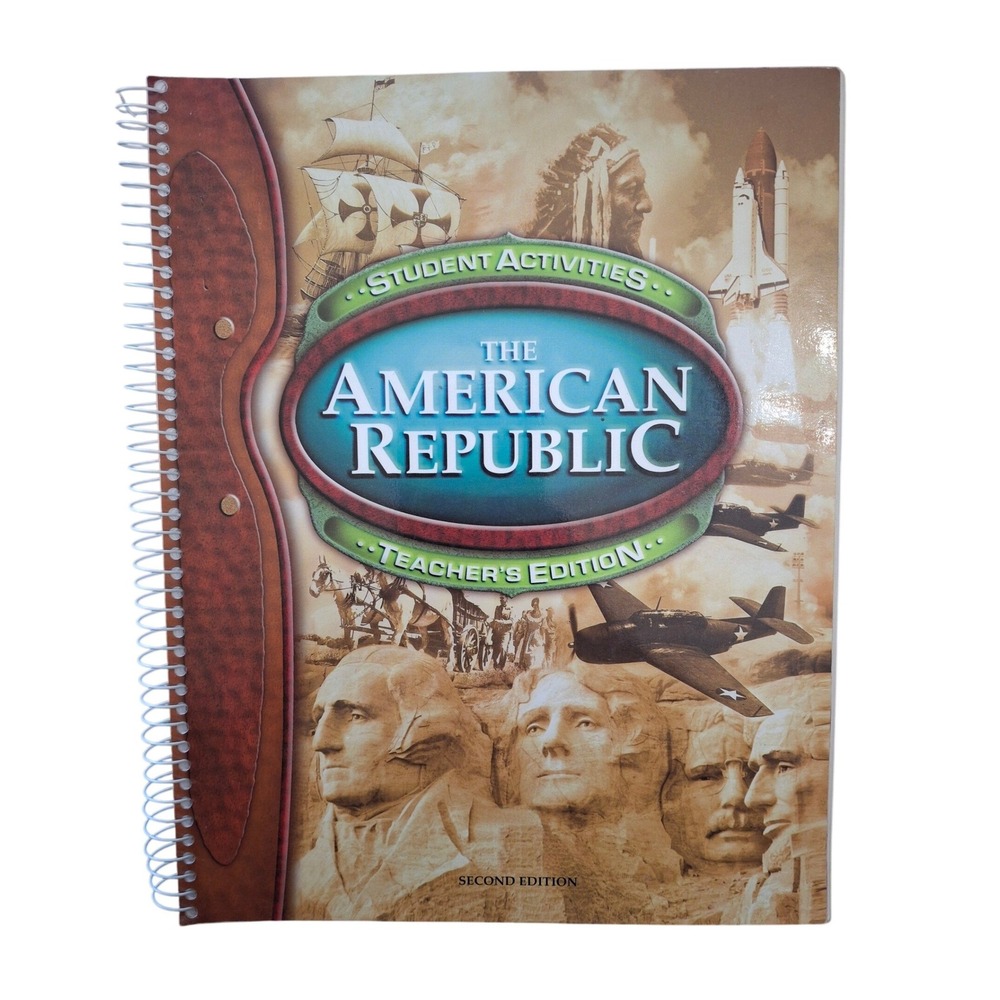 BJU Press The American Republic Student Activities Teacher's Edition 2nd‎ Ed